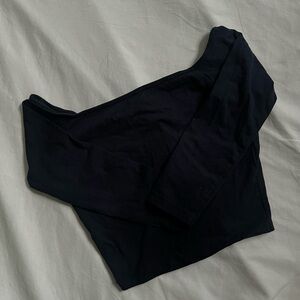 Black Off-Shoulder Top